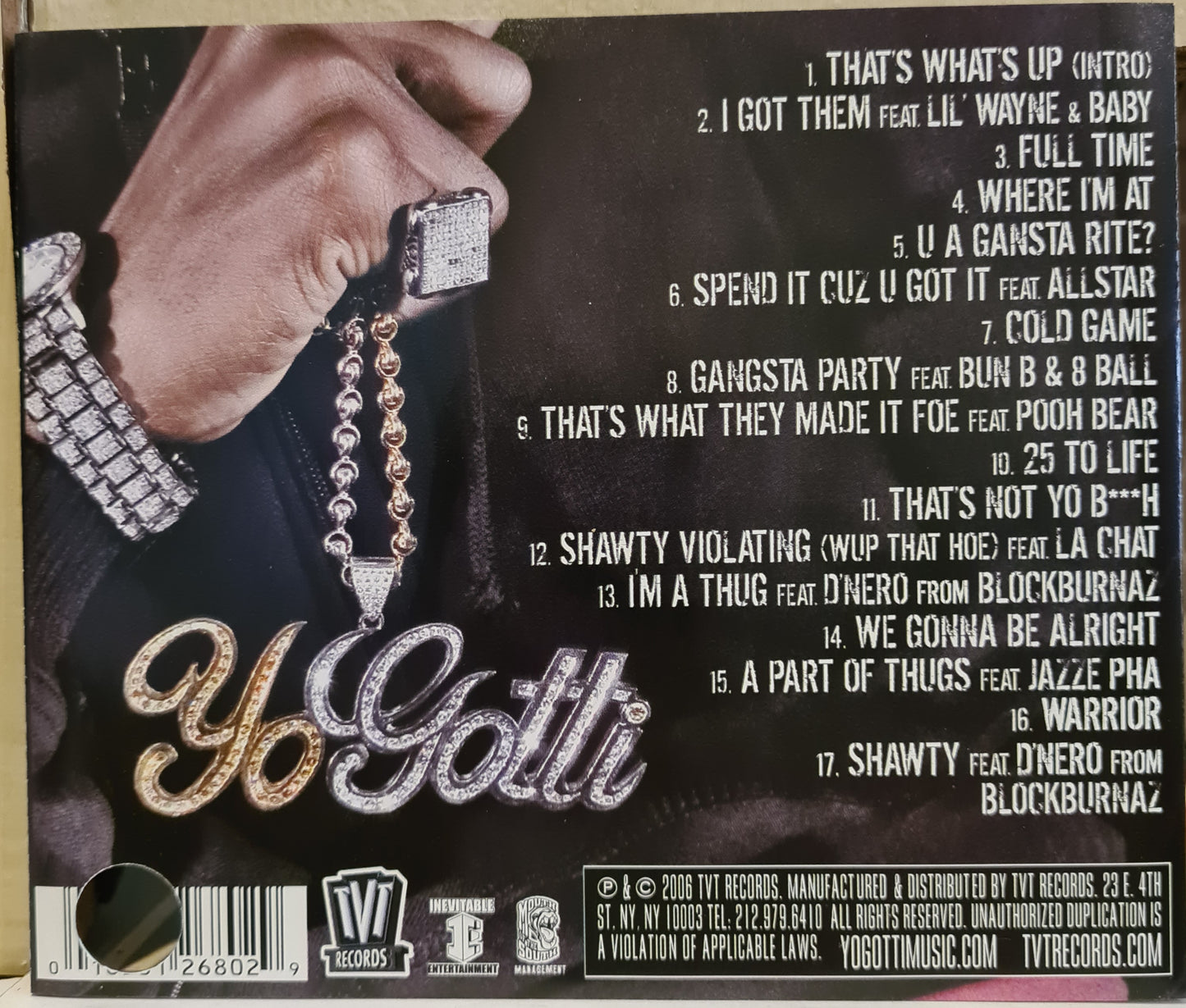 Yo Gotti ~ Back 2 Da Basics (CD)
