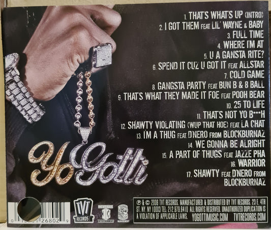 Yo Gotti ~ Back 2 Da Basics (CD)