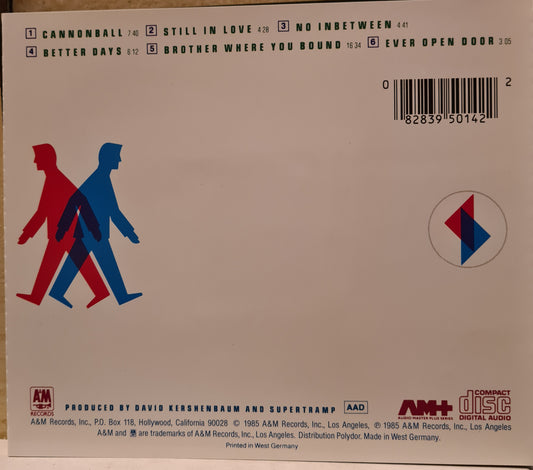 Supertramp ~ Brother Where you Bound (CD)