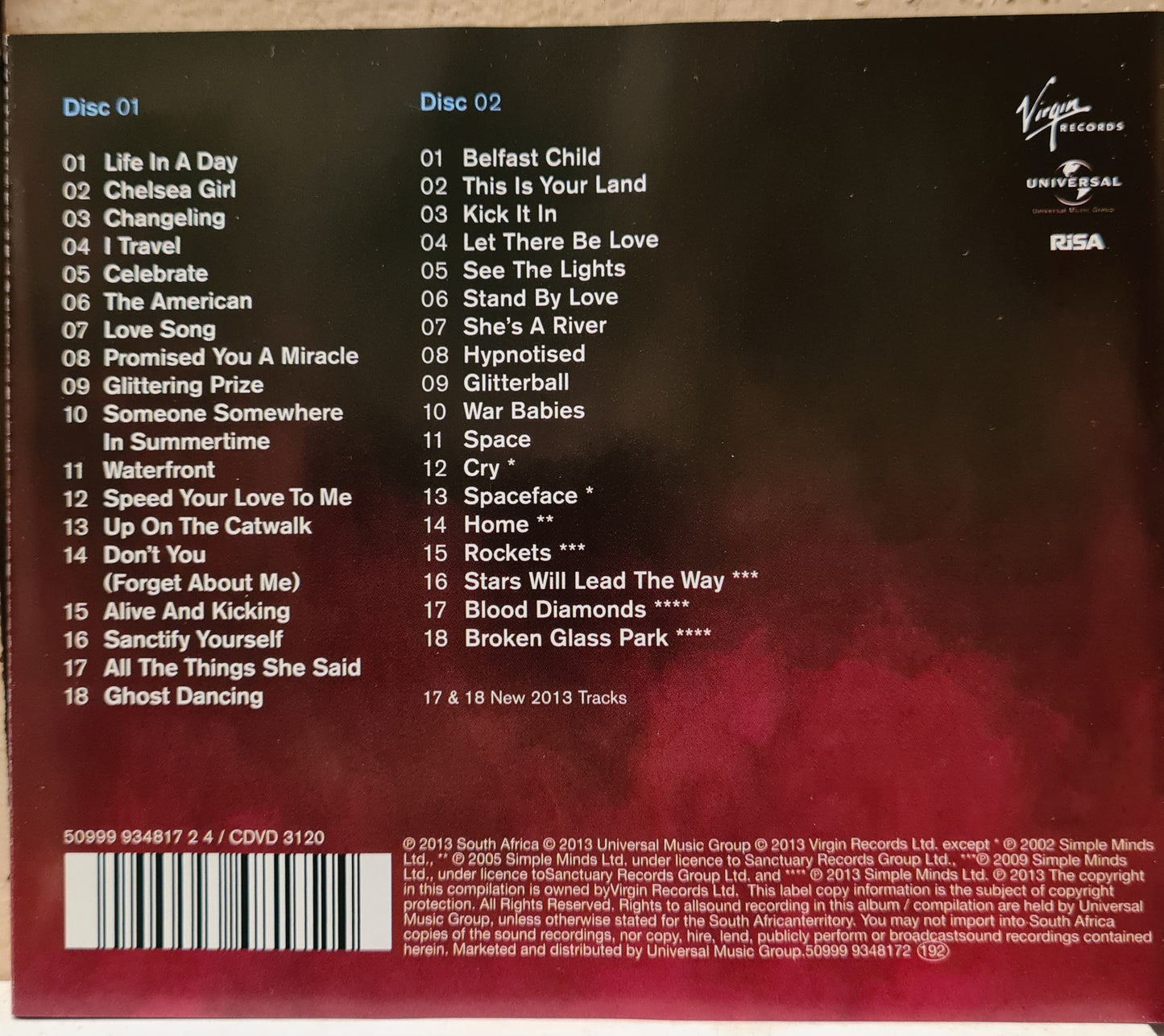 Simple Minds ~ Celebrate - The Greatest Hits+ (2xCD)