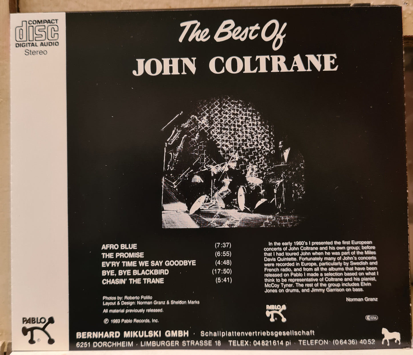 John Coltrane ~ The Best of (CD)