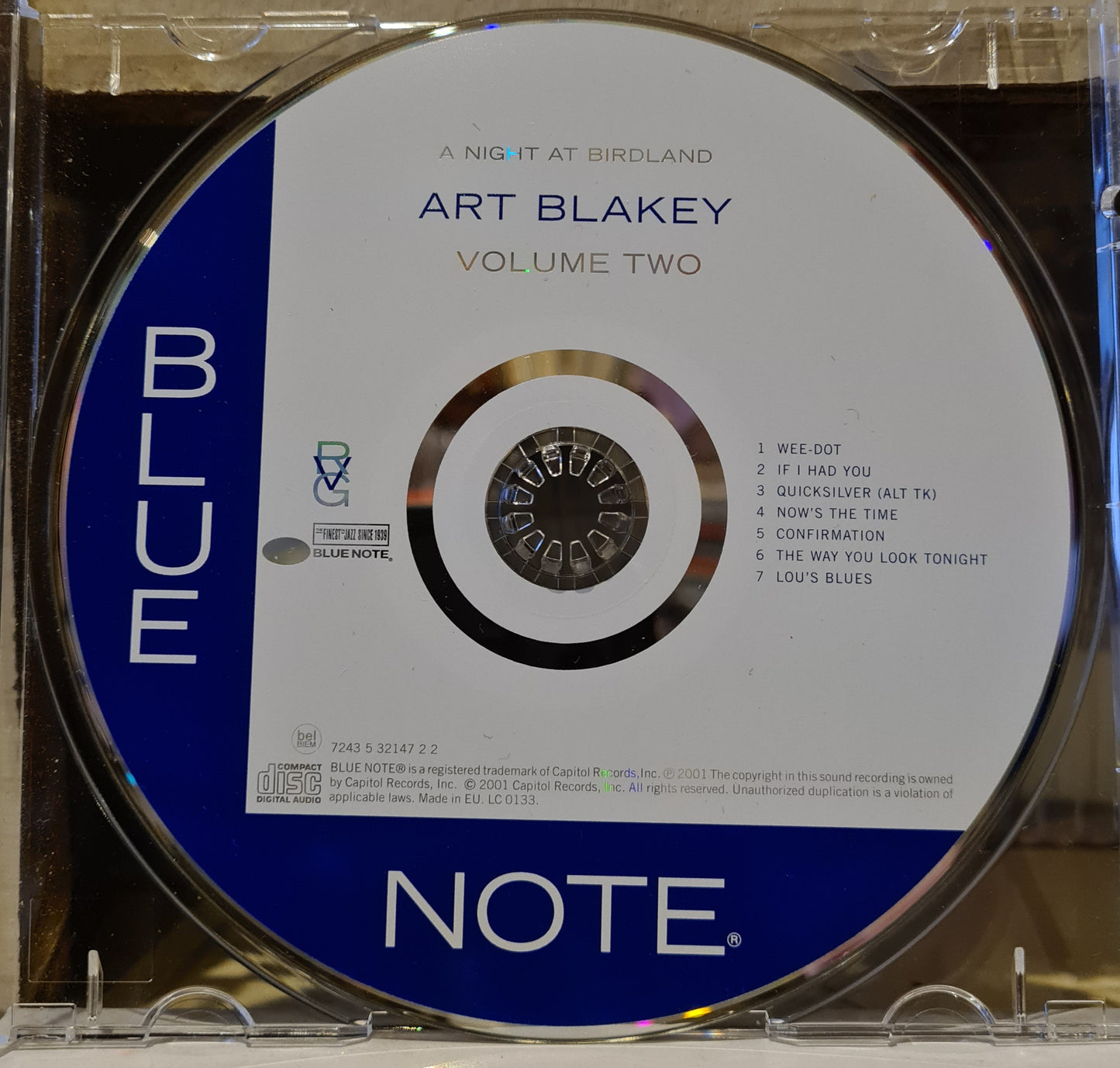 Art Blakey ~ A Night At Birdland, Vol Two (CD)