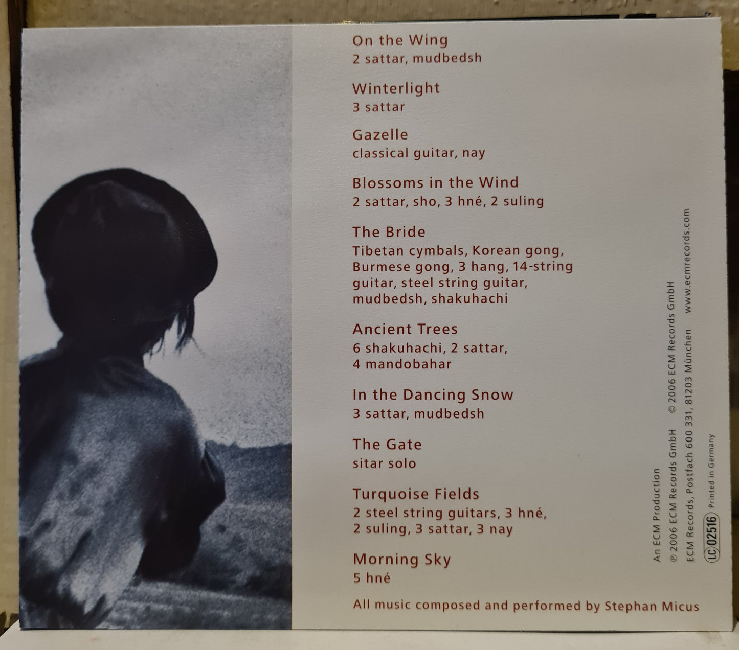 Stephan Micus ~ On the Wing (CD) ECM 1987