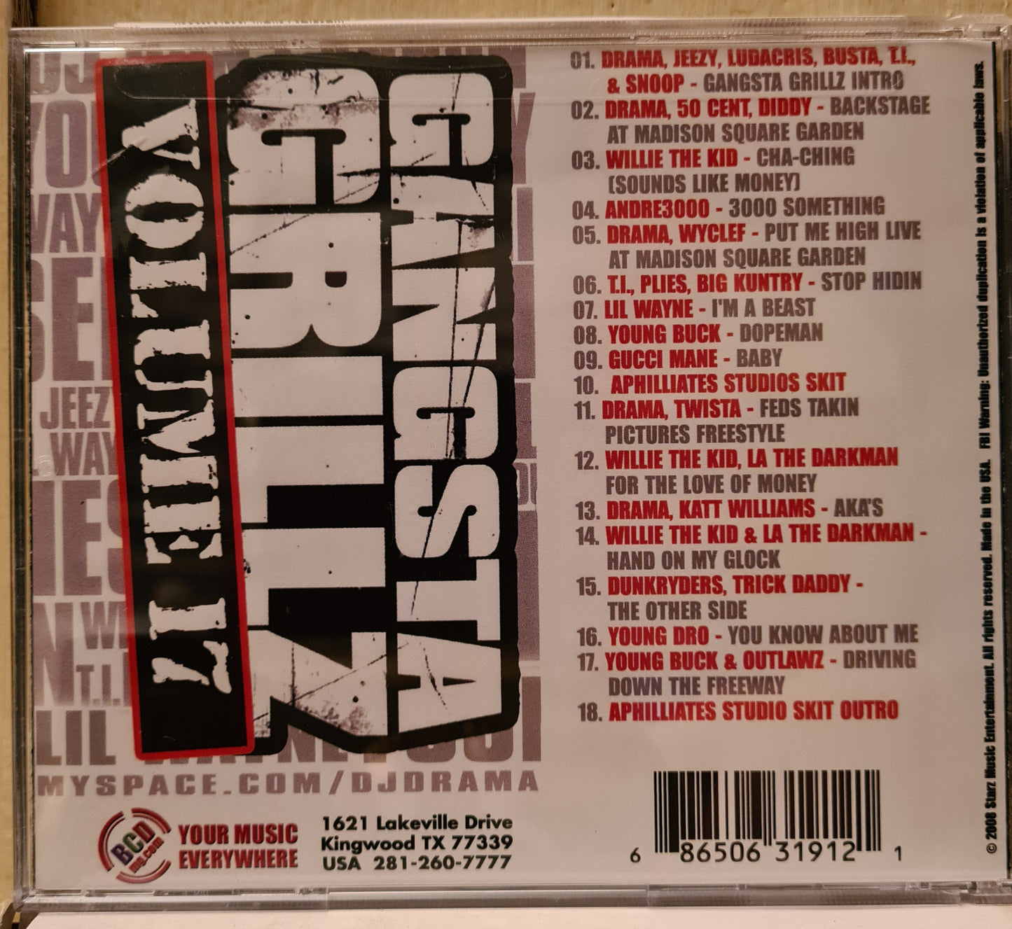 Gangsta Grillz vol. 17 (CD)
