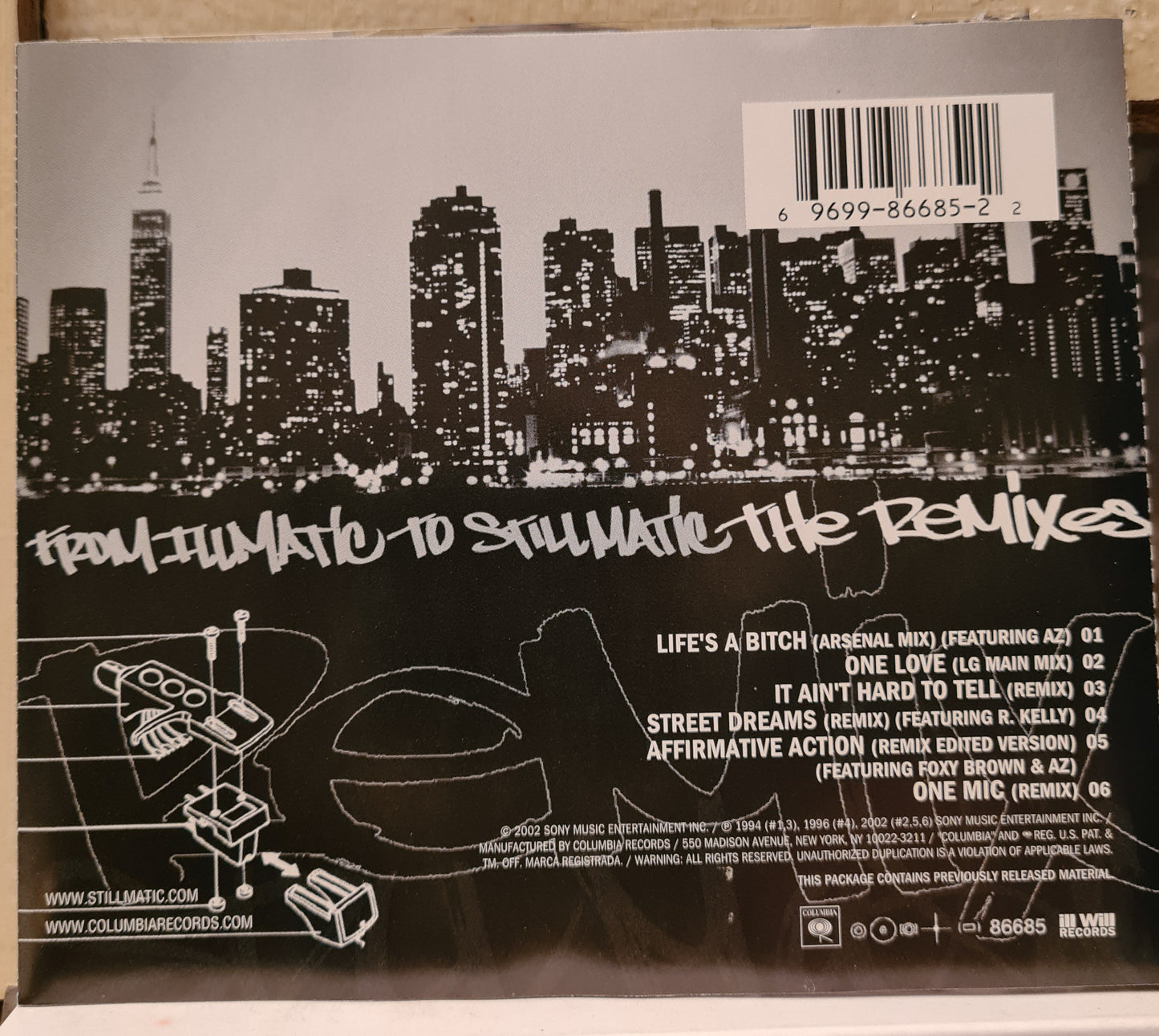Nas ~ From Illmatic to Stillmatic - The Remixes (CD)