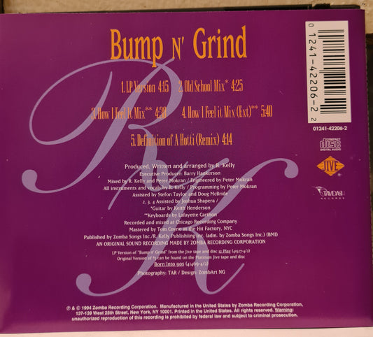 R. Kelly ~ Bump n' Grind (CD single)