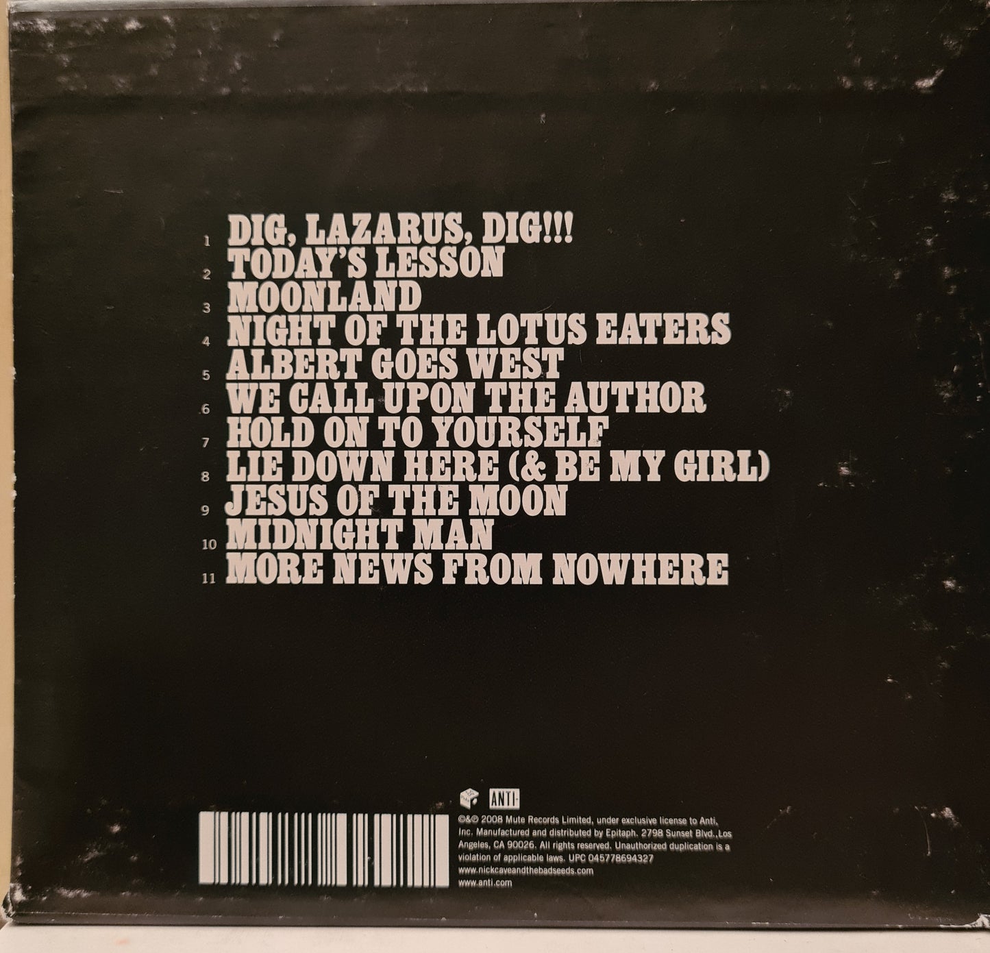 Nick Cave ~ Dig!!! Lazarus Dig!!! (CD)