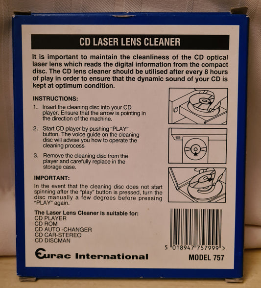CD Laser Lens Cleaner