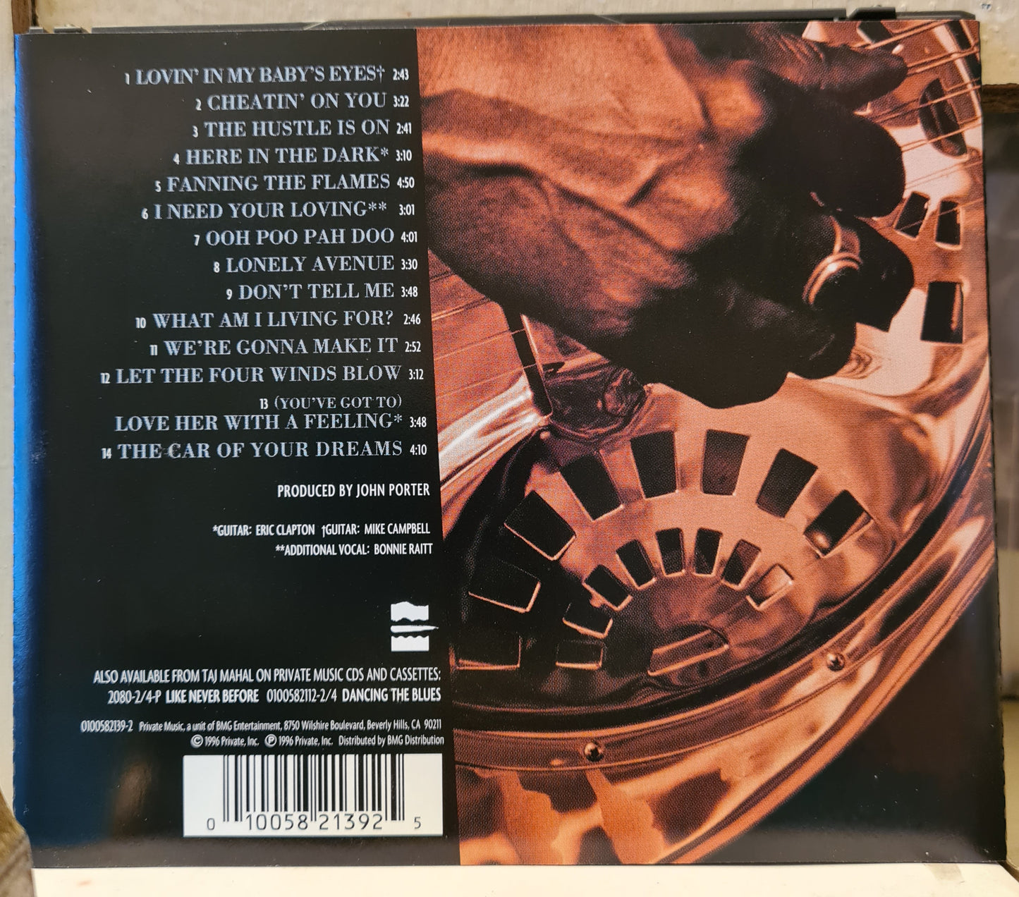 Taj Mahal ~ Phantom Blues (CD)