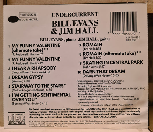 Bill Evans & Jim Hall ~ Undercurrent (CD)