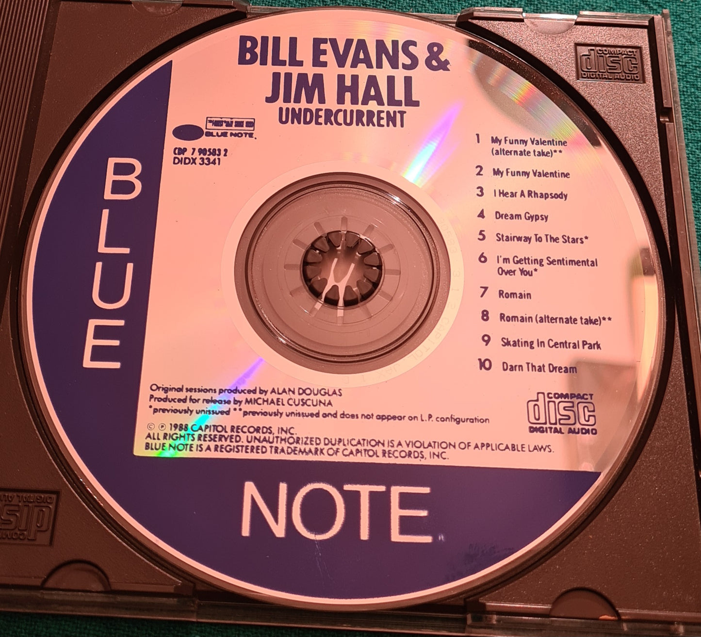 Bill Evans & Jim Hall ~ Undercurrent (CD)