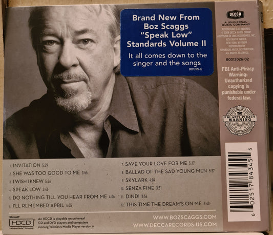 Boz Scaggs ~ Speak Low (CD)