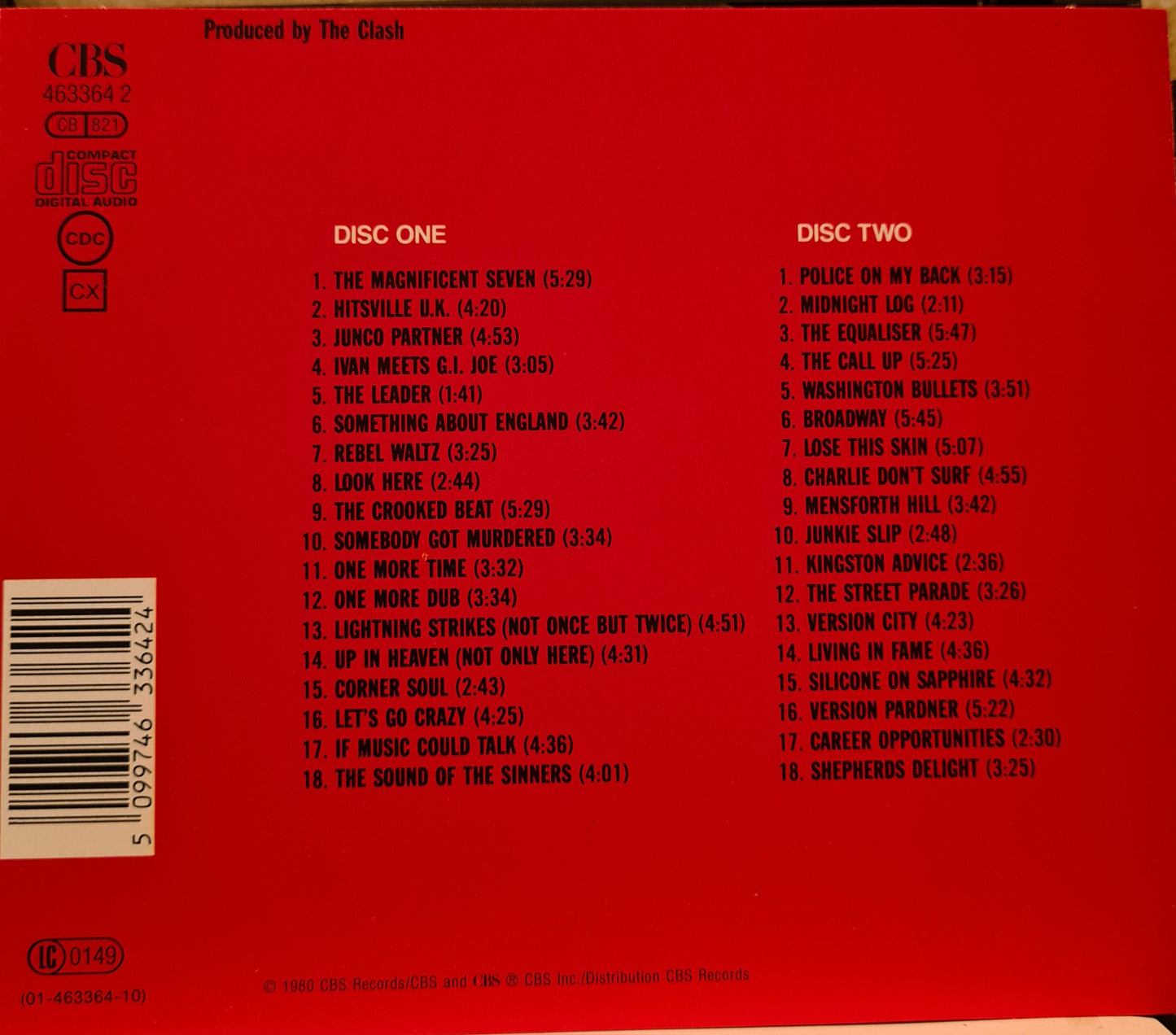 The Clash ~ Sandinista! (2xCD)