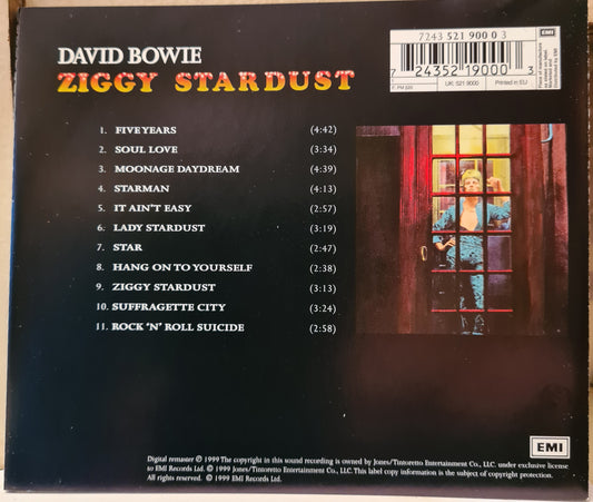 David Bowie ~ The Rise and Fall of Ziggy Stardust and the Spiders from Mars (CD - UK)