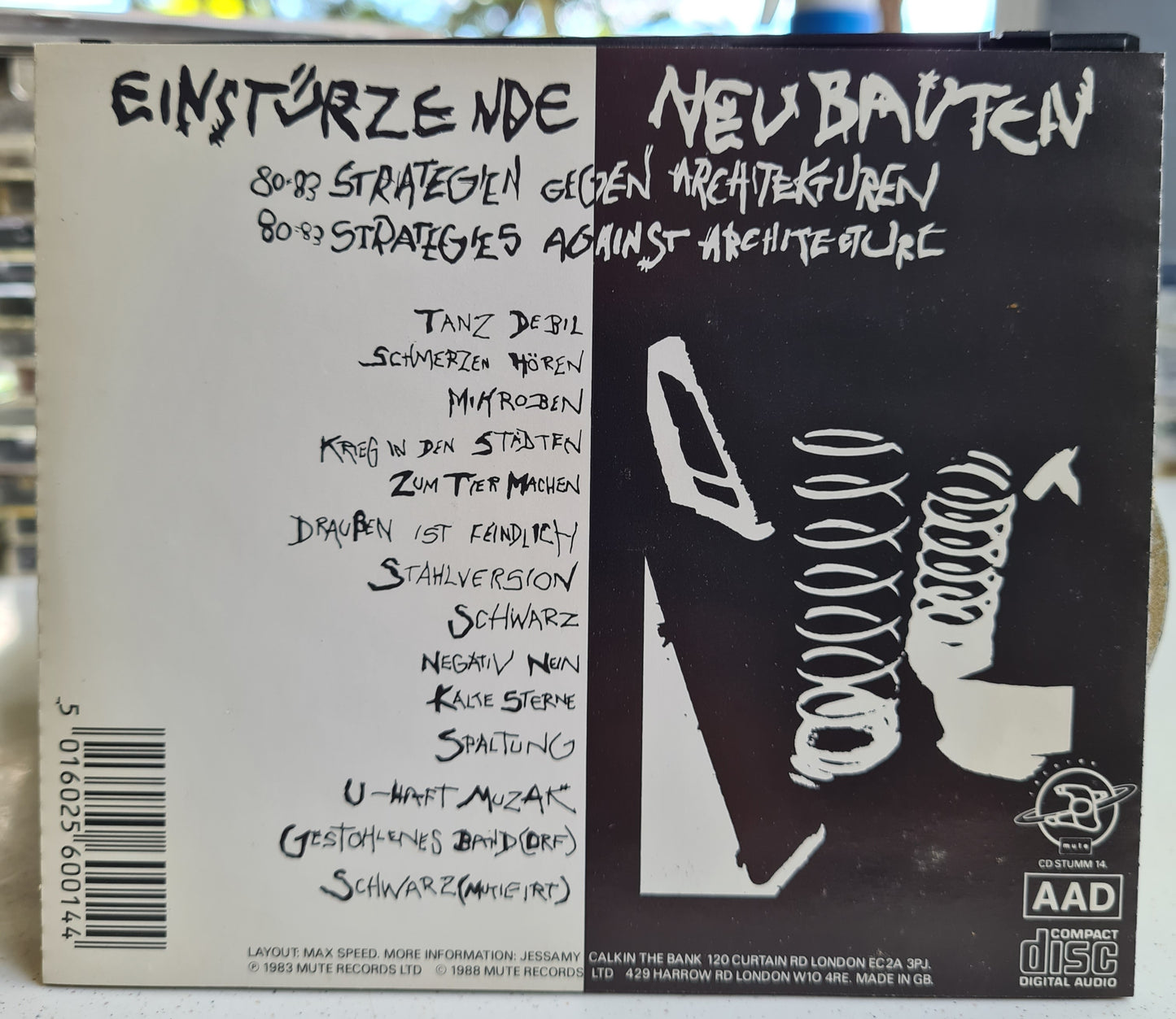 Einsturzende Neubauten ~ 80-83 Strategies Against Architecture (CD-UK)