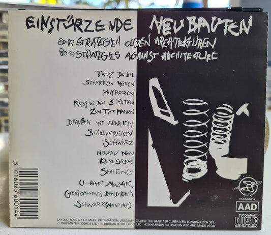 Einsturzende Neubauten ~ 80-83 Strategies Against Architecture (CD-UK)