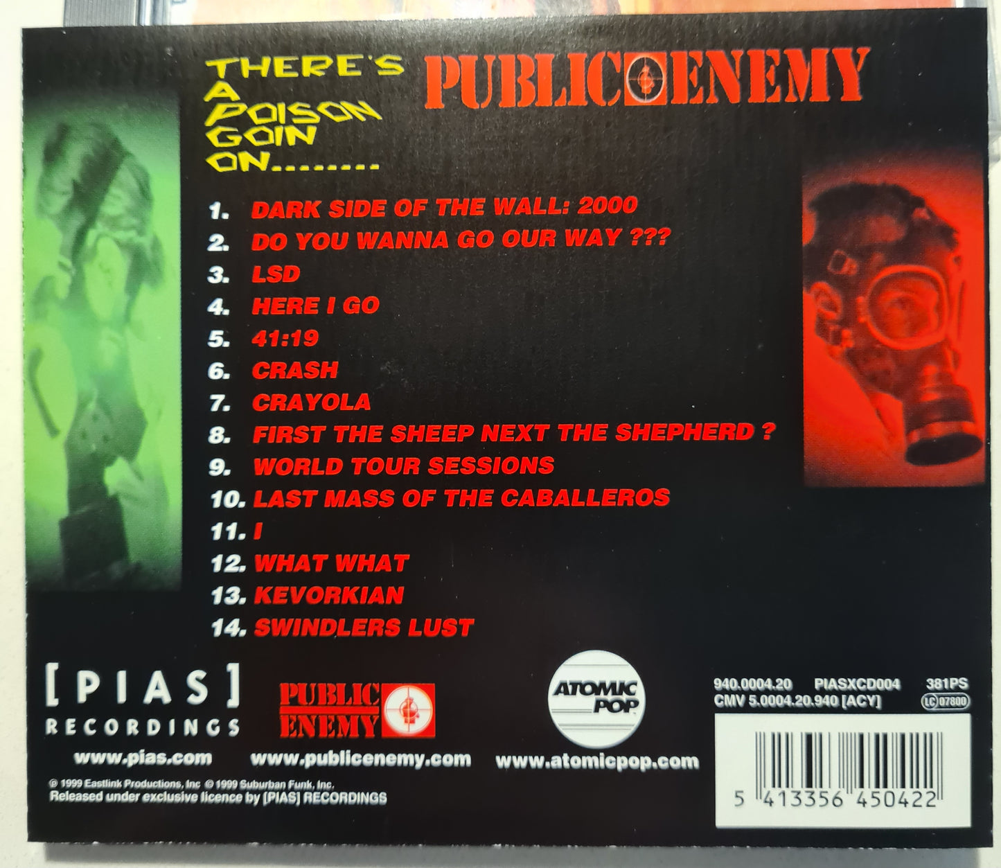 Public Enemy ~ There's a Poison Goin On.... (CD - EU)