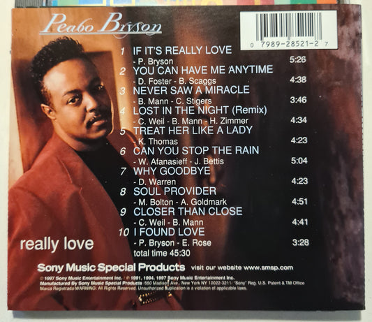 Peabo Bryson ~ Really Love (CD - USA)