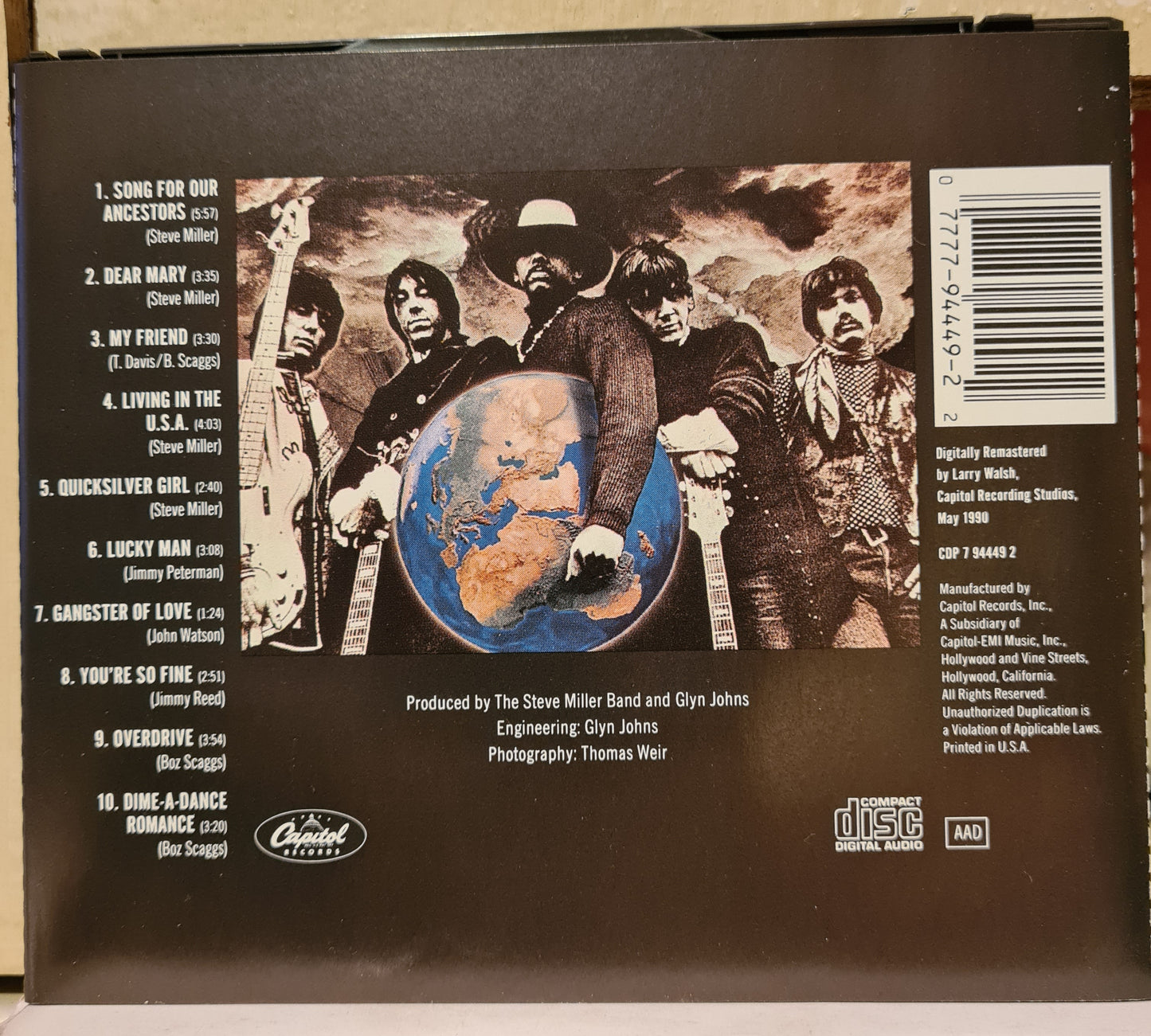 The Steve Miller Band ~ Sailor ( CD - USA)