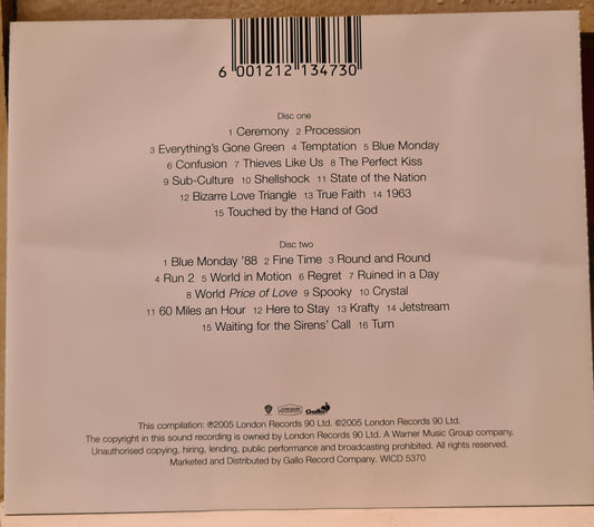 New Order ~ Singles (2xCD - RSA)