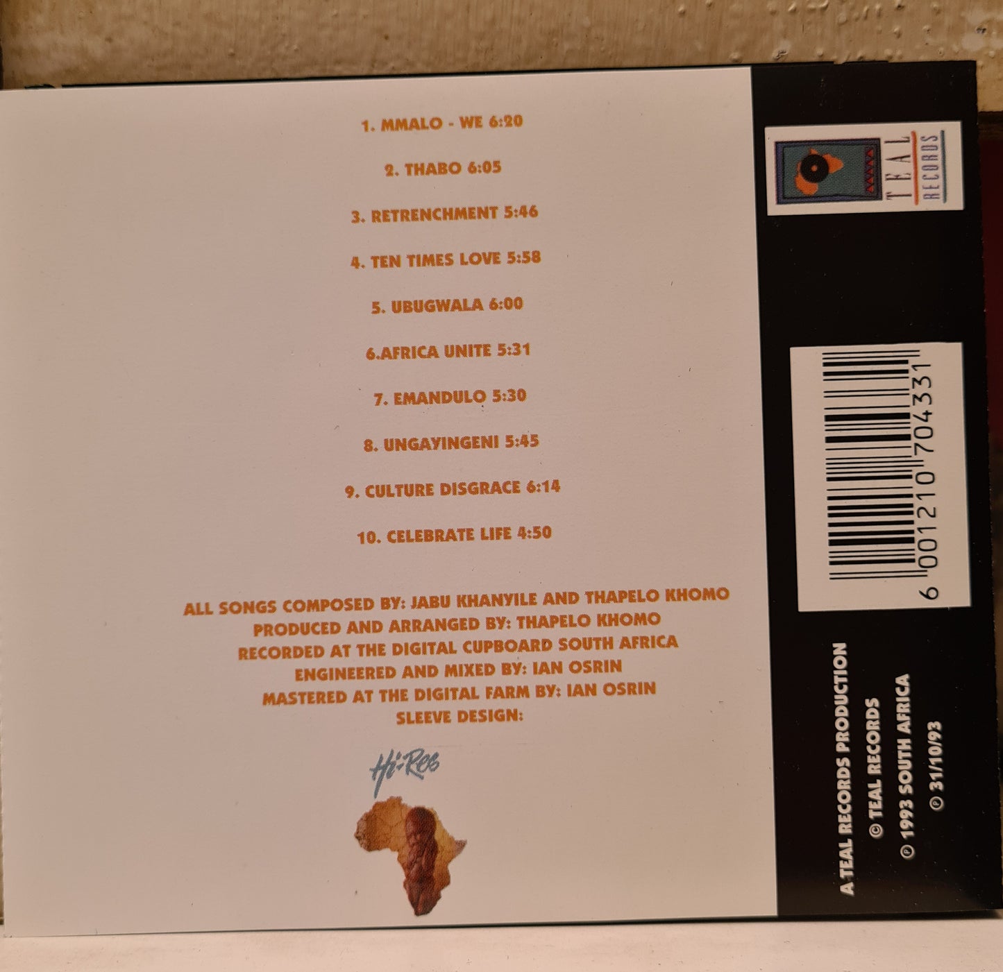 Bayete and Jabu Khanyile ~ Mmalo-we (CD - RSA)