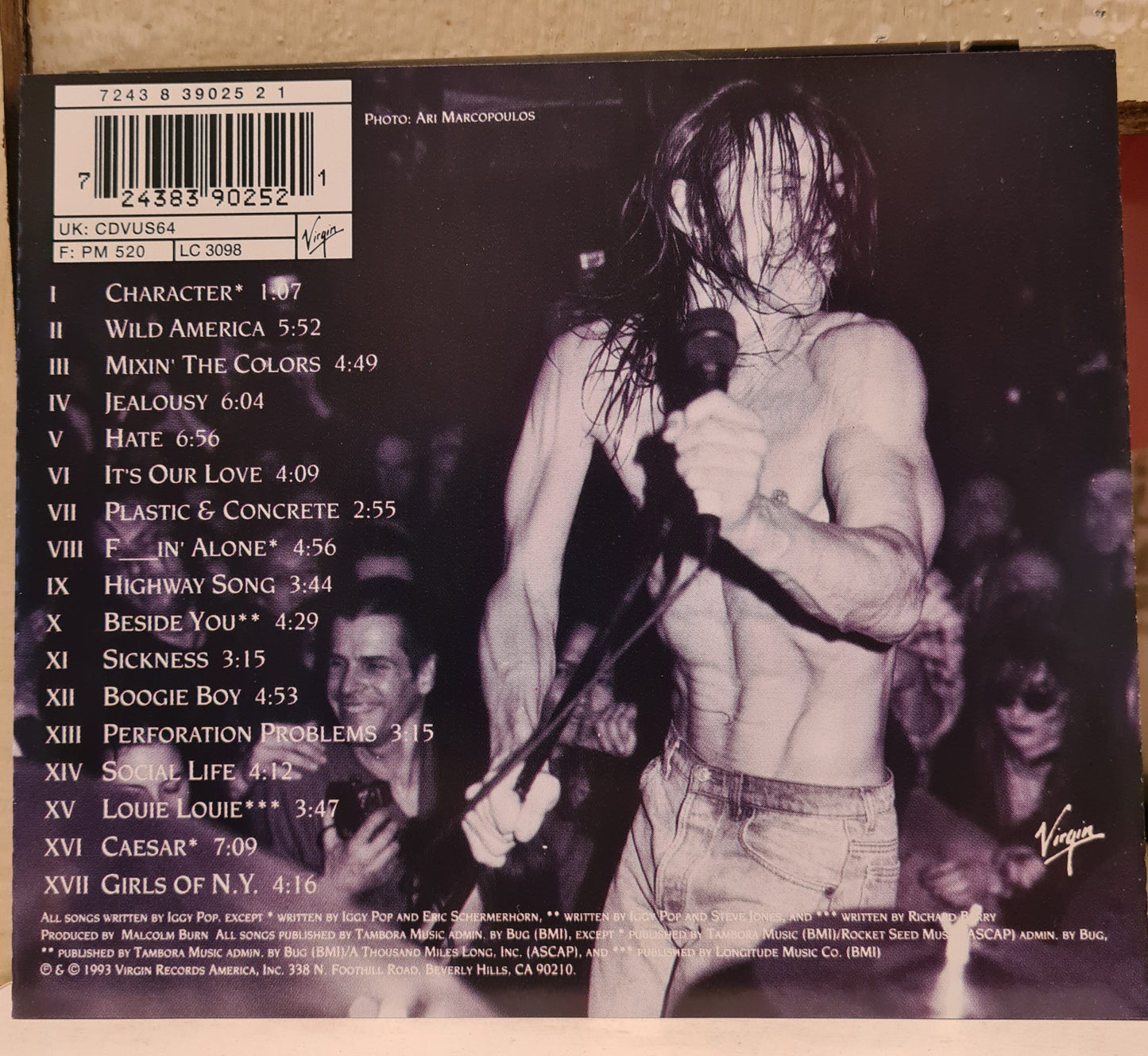 Iggy Pop ~ American Caesar (CD-Holland)