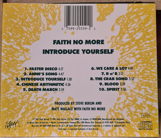Faith No More ~ Introduce yourself (CD - USA)