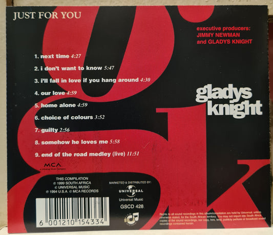 Gladys Knight ~ Just for You (CD - RSA)