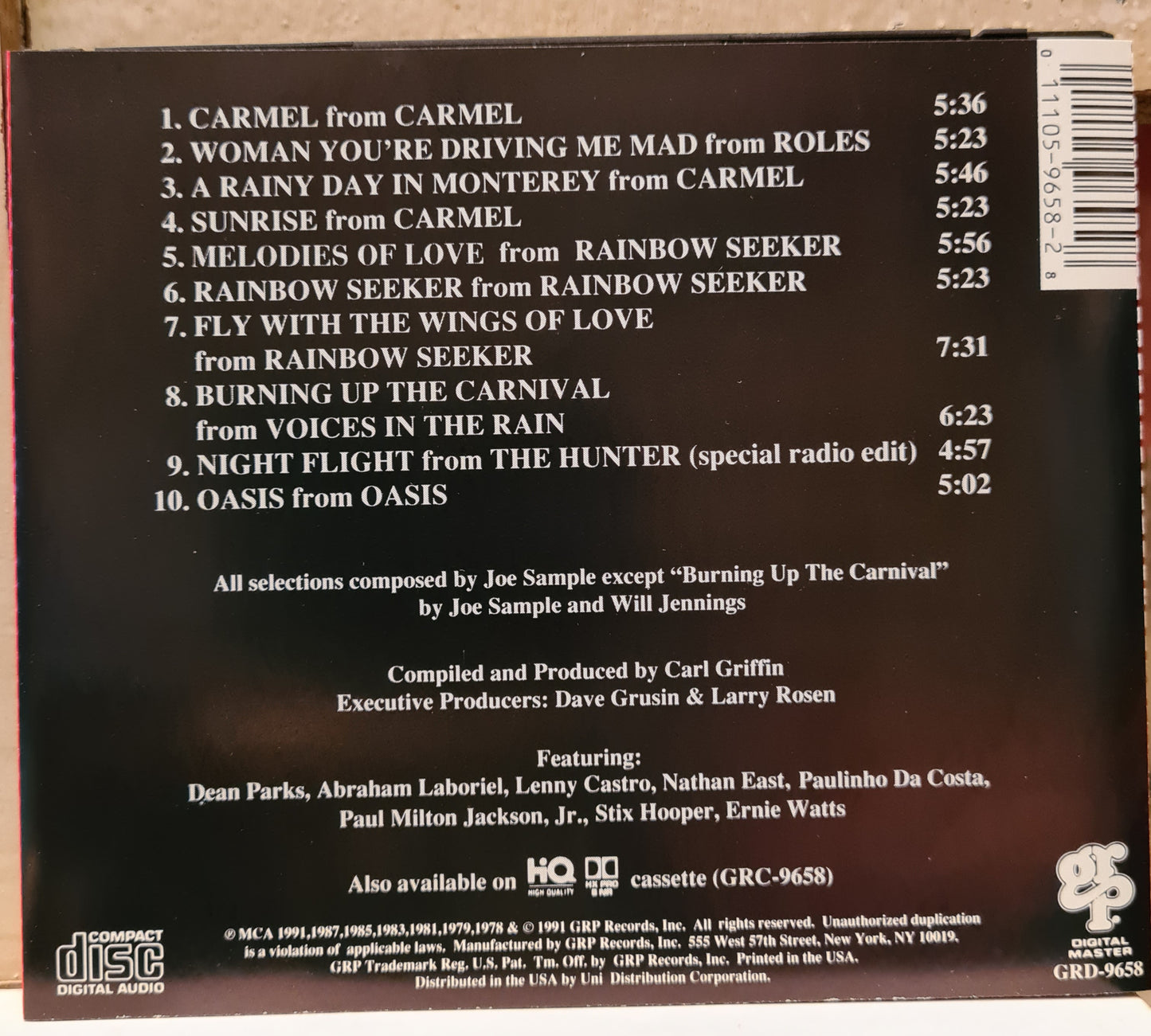 Joe Sample ~ Collection (CD - USA)