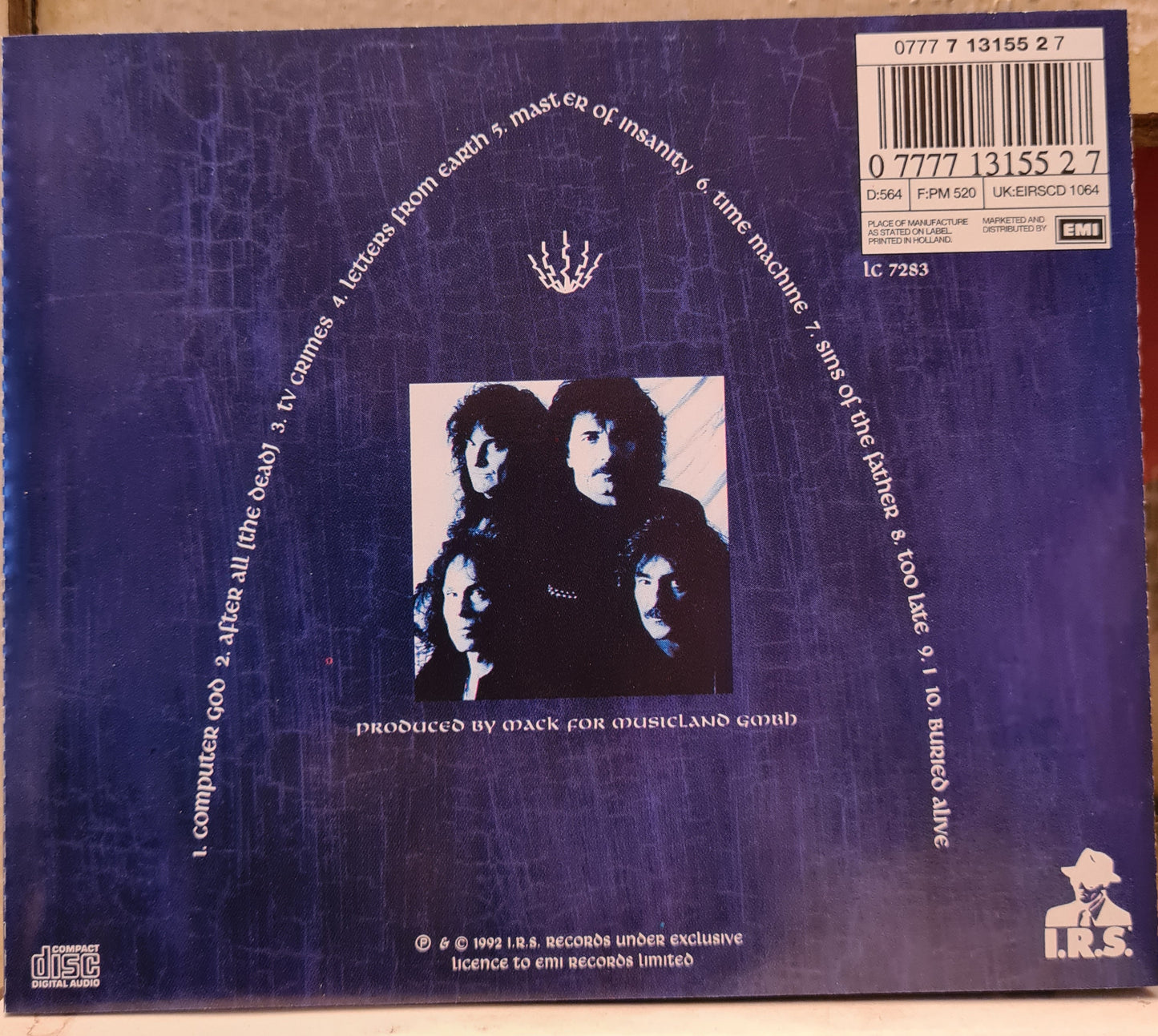 Black Sabbath ~ Dehumanizer (CD - EU)