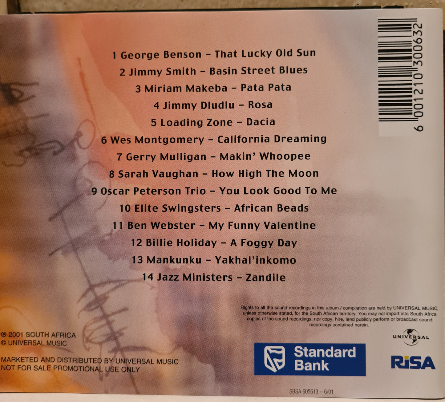 Jazzing up the Mother City (CD)