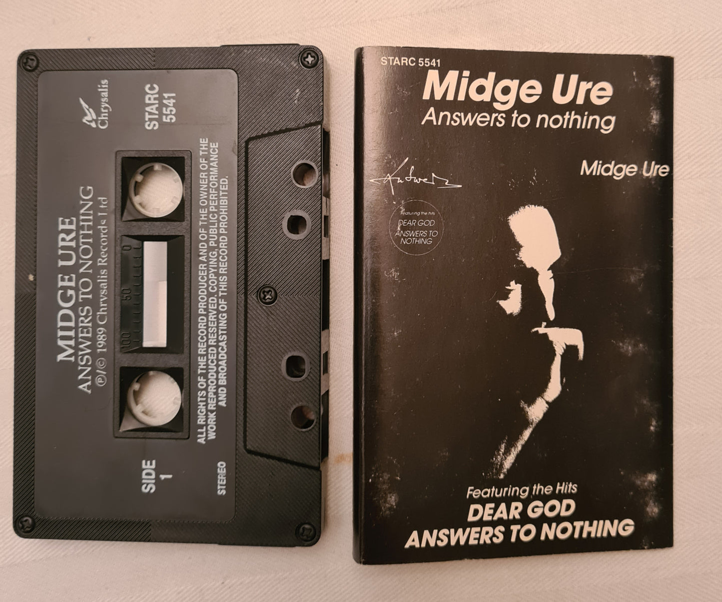 Midge Ure ~ Answers to Nothing (Tape Cassette)