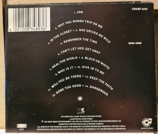 Michael Jackson ~ Dangerous (CD)