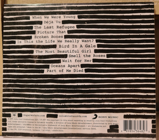 Roger Waters ~ Is this the Life We Really Want? (CD - EU)