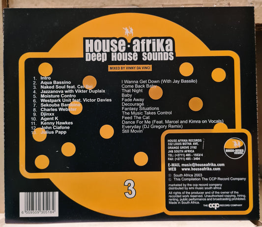 House Afrika presents Deep House Sounds 3 mixed by Vinny Da Vinci (CD)