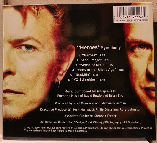 Philip Glass ~ "Heroes" Symphony (CD-Germany)