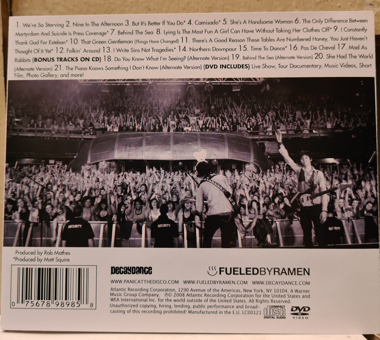 Panic at the Disco ~... Live in Chicago (CD+DVD - EU)