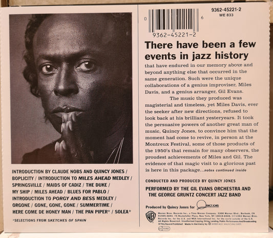 Miles & Quincy ~ Live at Montreux (CD - German)