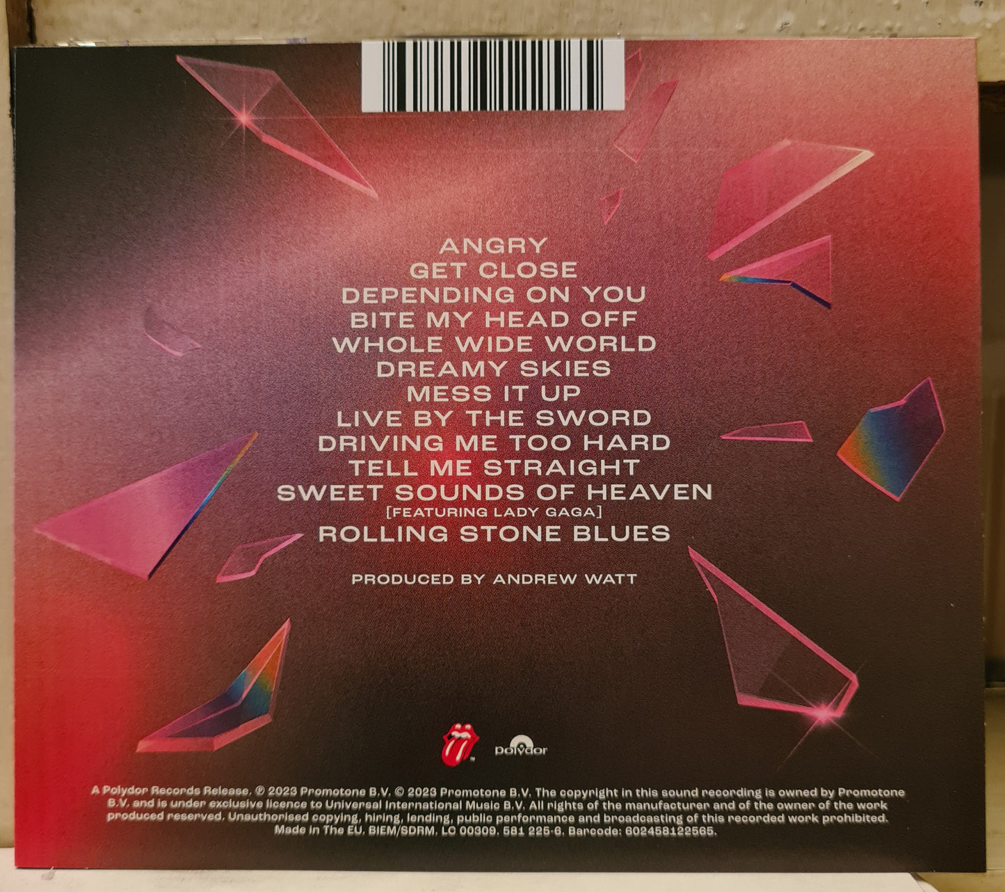The Rolling Stones ~ Hackney Diamonds (CD - EU)