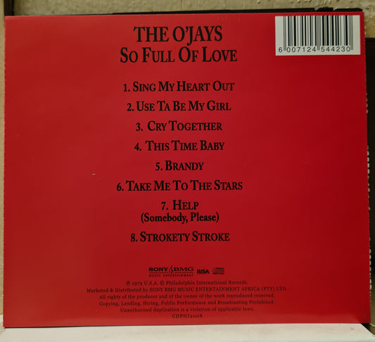 The O'Jays ~ So Full of Love (CD)