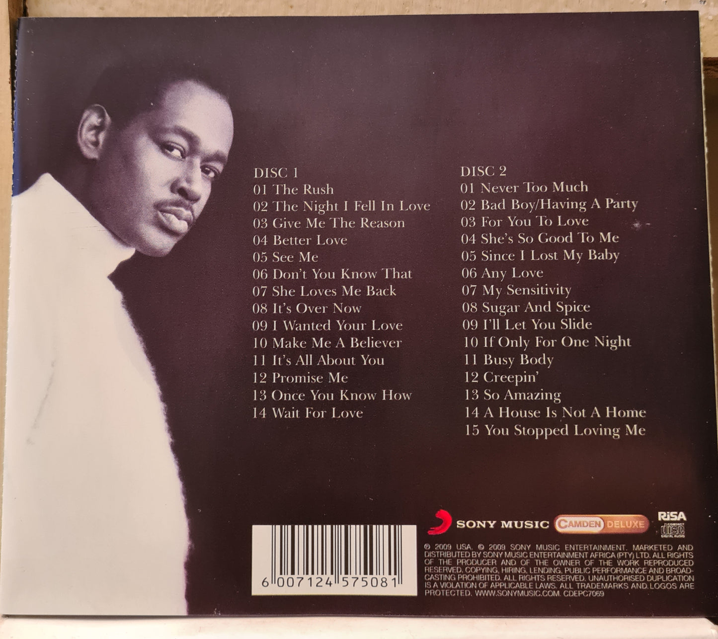Luther Vandross ~ Never Too Much: The Soul of (2xCD)