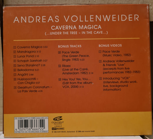 Andreas Vollenweider ~ Caverna Magica (CD - EU)