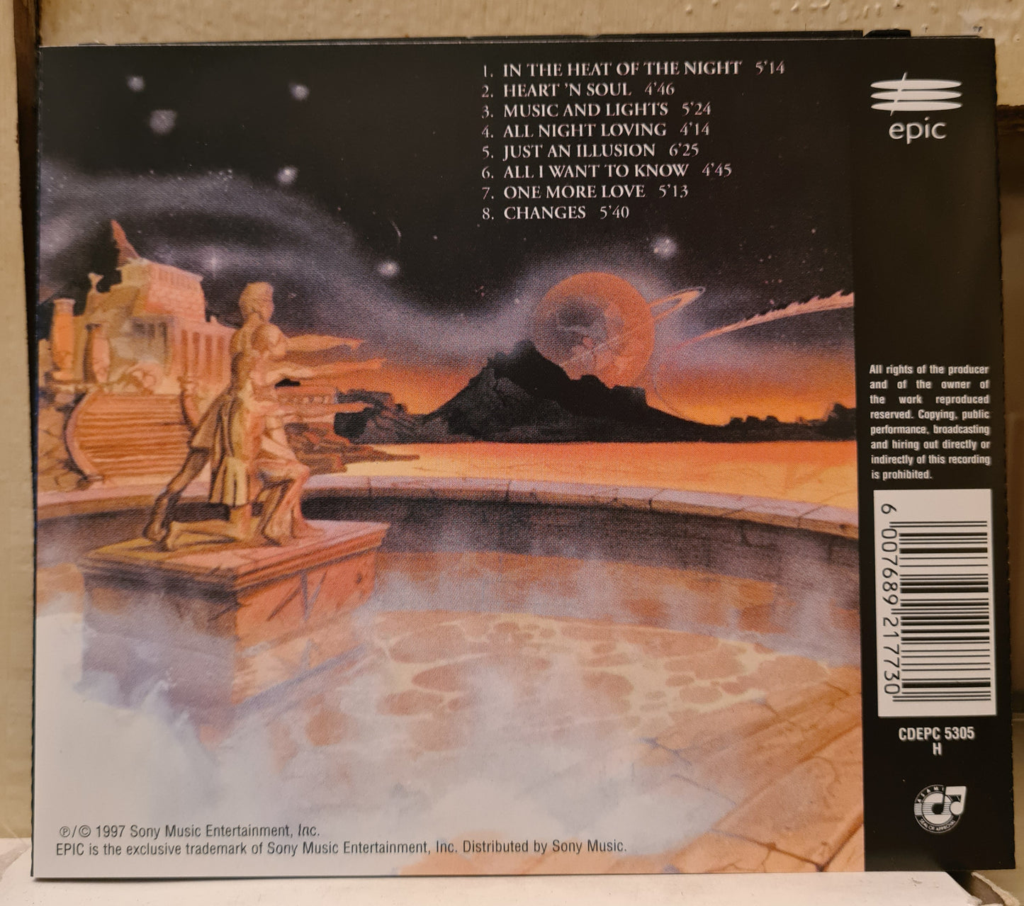 Imagination ~ Heat of the Night (CD)