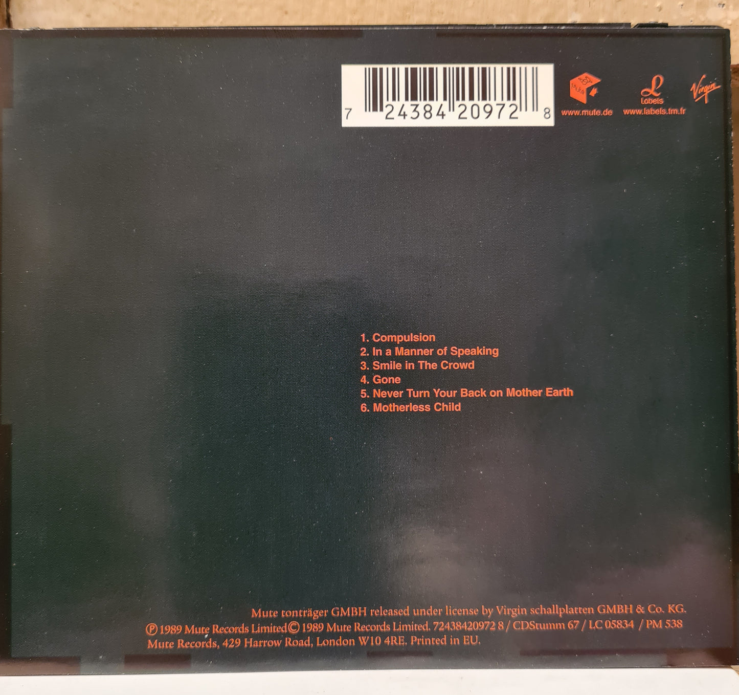 Martin L Gore ~ Counterfeit e.p (CD - EU)