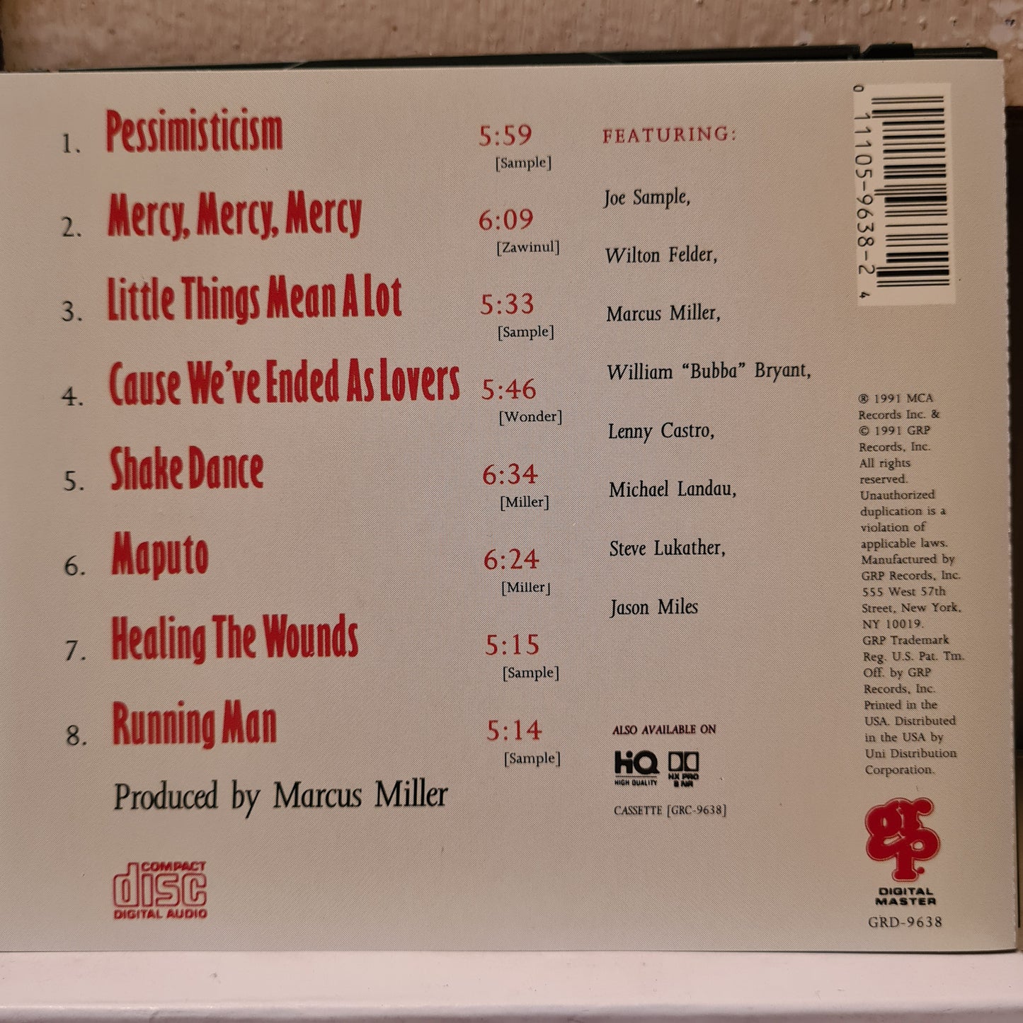 The Crusaders ~ Healing the Wounds (CD - USA)