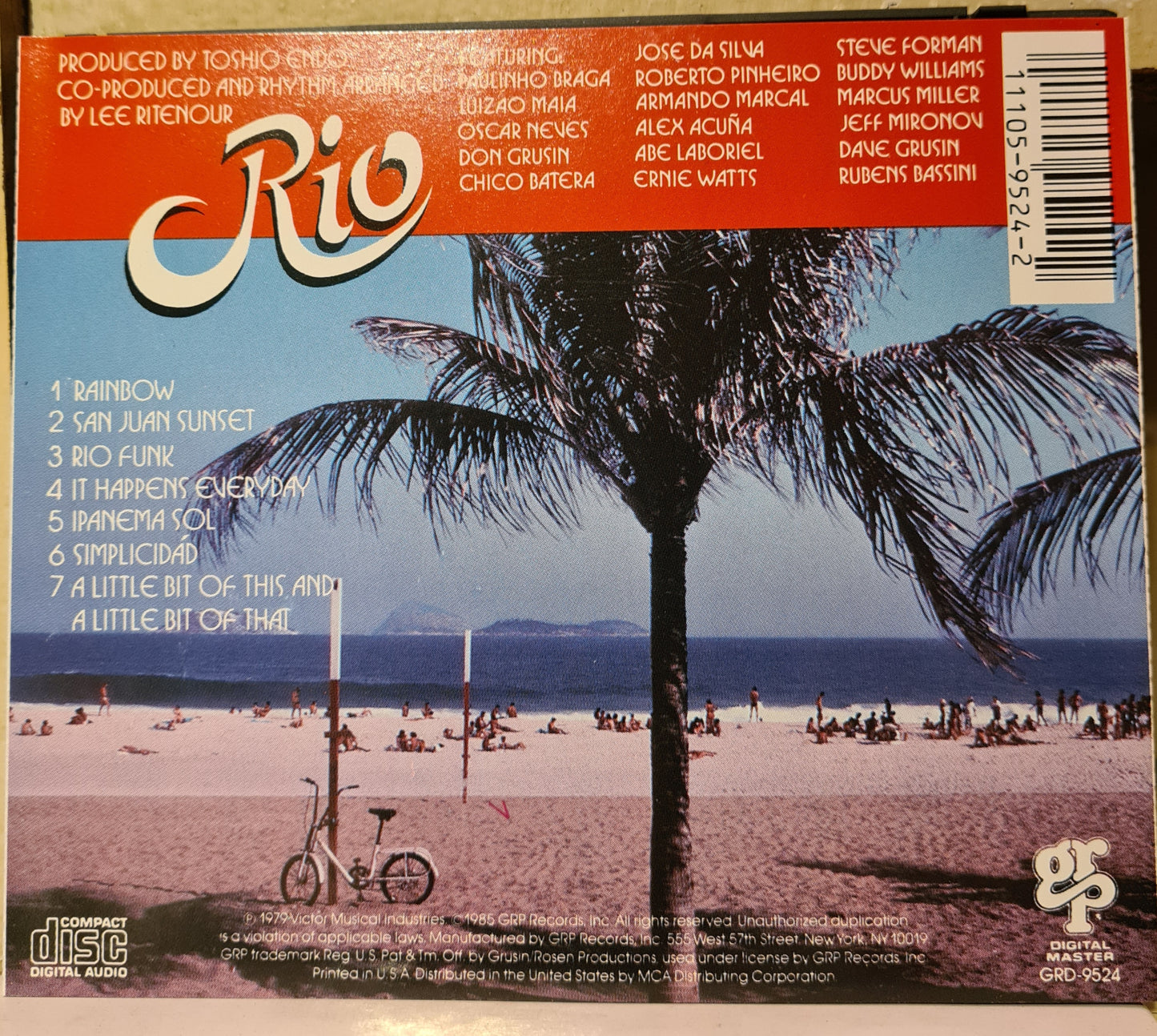 Lee Ritenour ~ Rio (CD - USA)