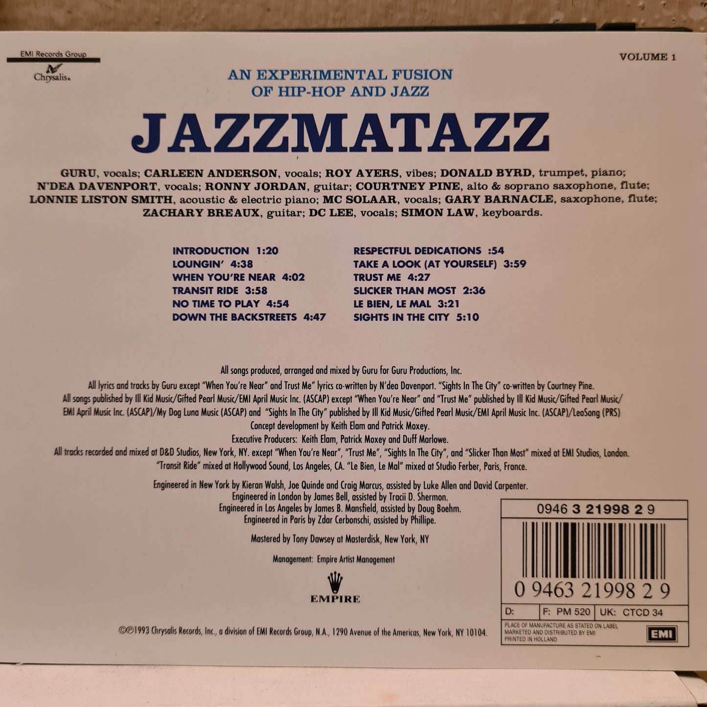 Guru ~ Jazzmatazz vol. 1 (CD - Holland)