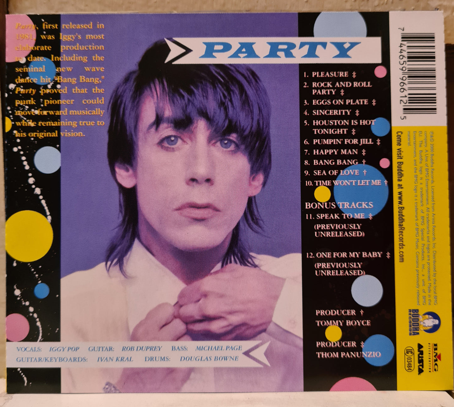Iggy Pop ~ Party (CD - EU)