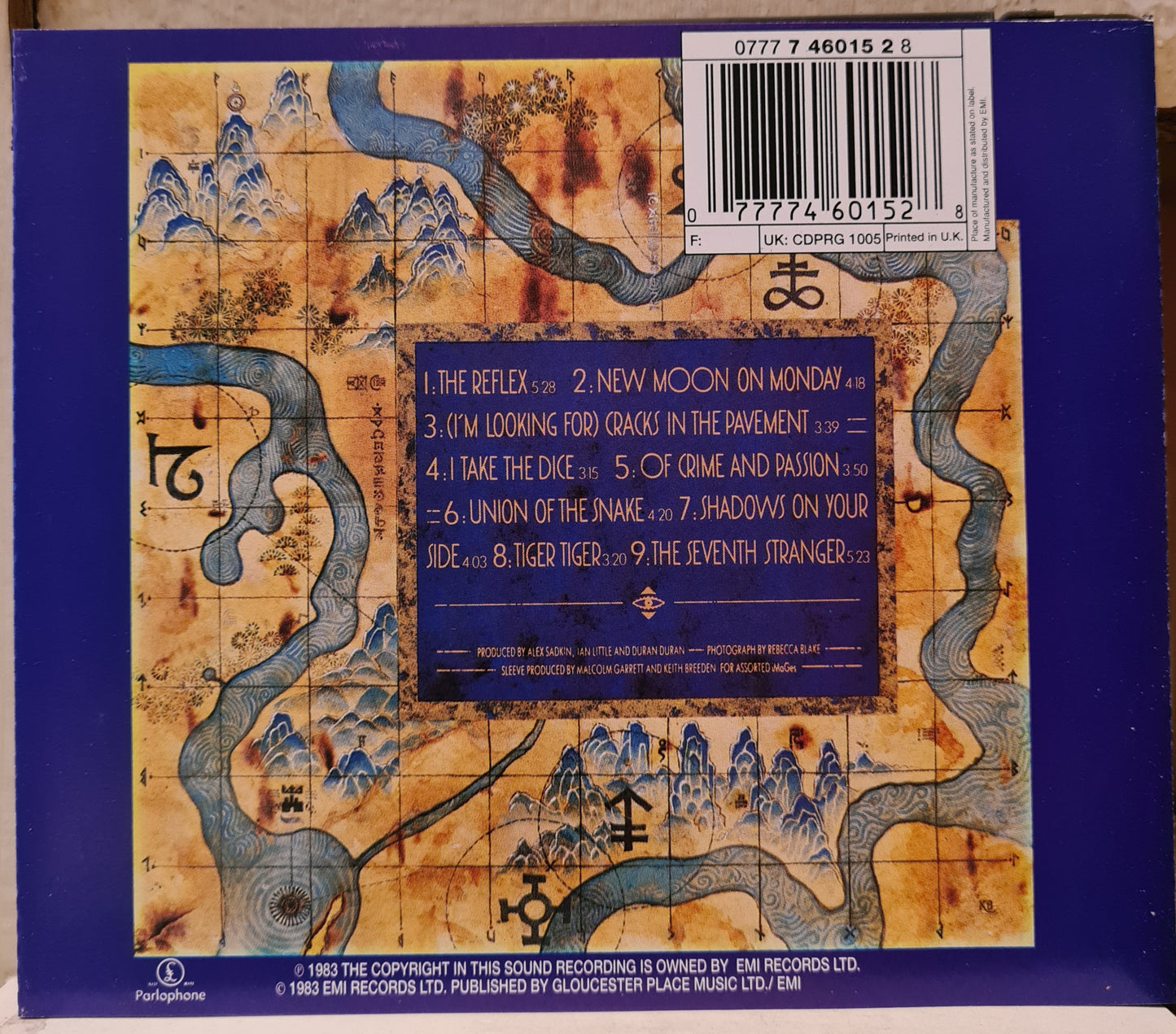 Duran Duran ~ Seven and the Ragged Tiger (CD - UK)