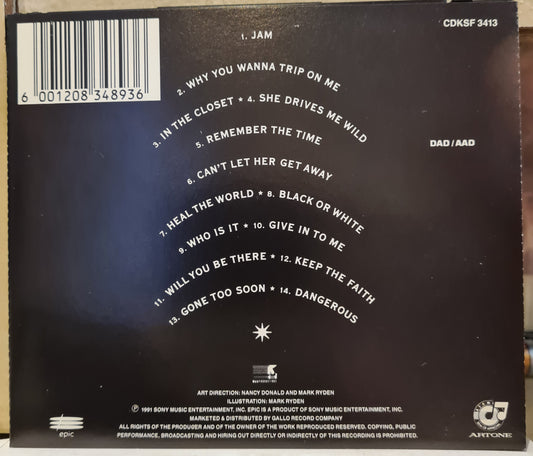 Michael Jackson ~ Dangerous (CD)